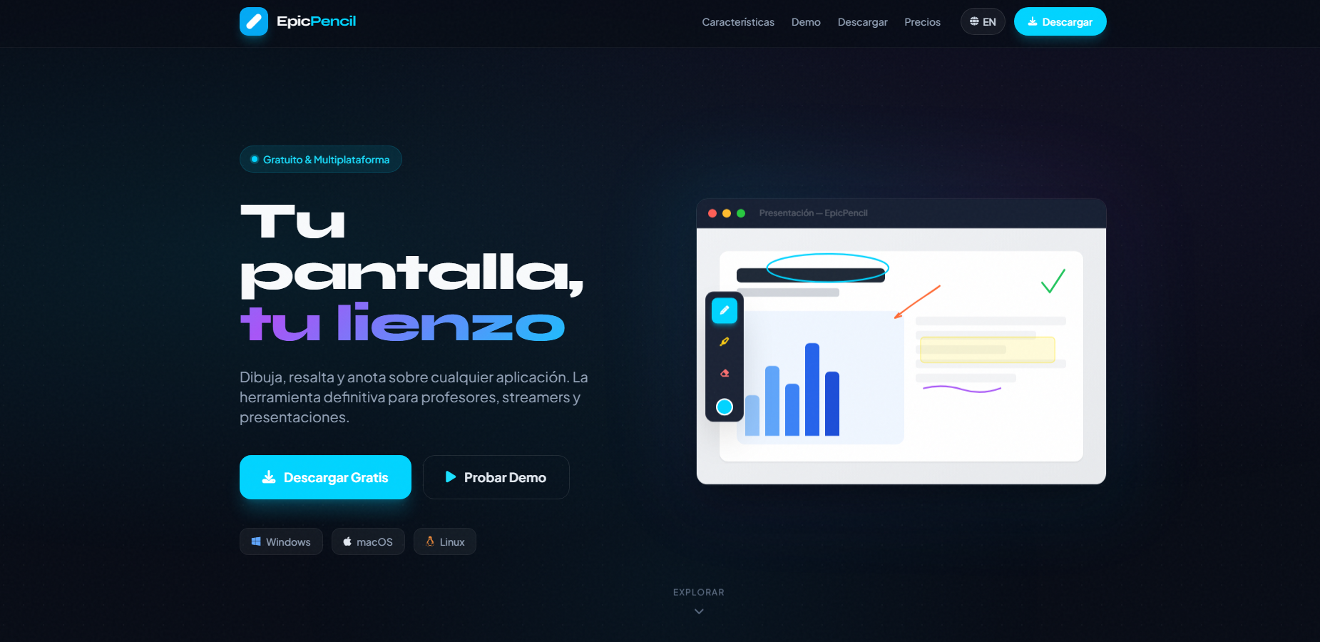 EpicPencil Desktop App project preview